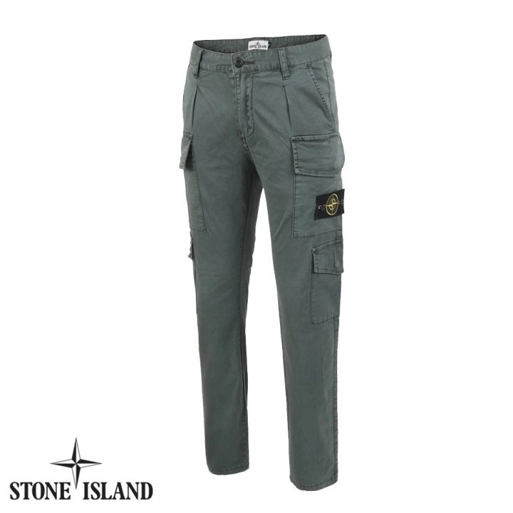 스톤아일랜드 와팬 패치 피그다잉 카고 팬츠 (바지)
