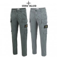 스톤아일랜드 와팬 패치 피그다잉 카고 팬츠 (바지)