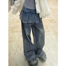 프라다 여성 스커트 데님 청바지