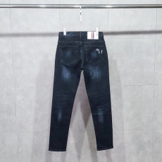 톰브라운 사선 완장 돌핀 진청 청바지