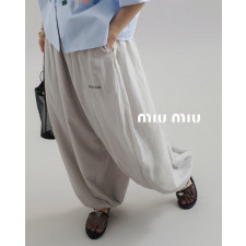 미우미우 여성 에어커튼 팬츠 (바지)