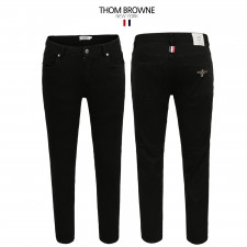 톰브라운 엠보 블랙 스판 슬림 일자 팬츠 (바지)