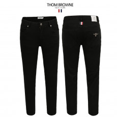 톰브라운 엠보 블랙 스판 슬림 일자 팬츠 (바지)