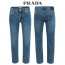 프라다 중청 베이직핏 스판 데님 청바지