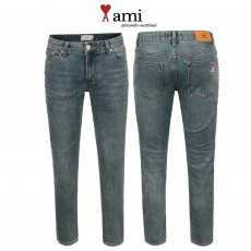아미 슬림 일자 스판 청바지