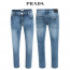 프라다 중청 브러시 인밴드 청바지