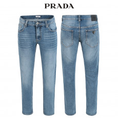프라다 중청 인밴드 데님 청바지