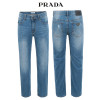 프라다 중청 베이직 히든밴딩 일자 청바지