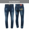 버버리 기사 프린트 워싱 청바지