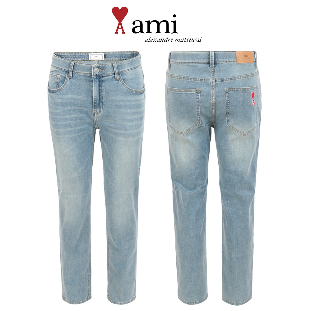 아미 틴연청 워싱 히든밴딩 청바지