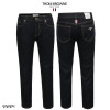 톰브라운 진청 빈티지 히든 밴딩 슬림 일자 청바지