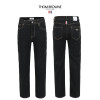 톰브라운 흑청 스판 히든밴드 미디엄 테이퍼드핏 데님 청바지