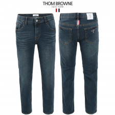 톰브라운 다크 히든 밴딩 슬림 일자 청바지