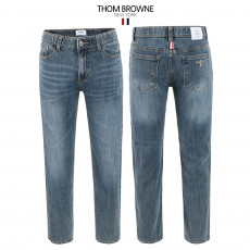 톰브라운 인디 히든 밴딩 슬림 일자 청바지