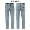 프라다 틴청 히든밴드 슬림 일자 청바지