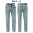 프라다 틴청 히든밴드 슬림 일자 청바지