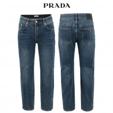 프라다 스판 미디움 테이퍼드 청바지