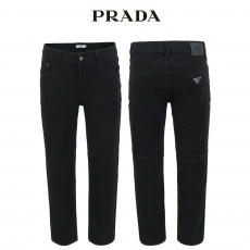 프라다 스판 블랙진 슬림 일자 팬츠 (바지)