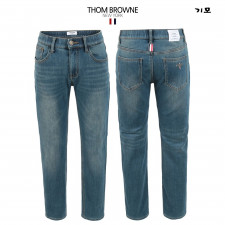 톰브라운 융기모 연청 히든 밴딩 슬림 청바지