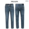 프라다 융기모 인디고 히든밴딩 슬림 청바지