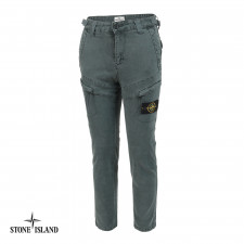 스톤아일랜드 안기모 피그먼트 워싱 스판 카고 베이직핏 팬츠 (바지)