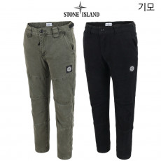 스톤아일랜드 안기모 무릎 절개 슬림 조거 팬츠 (바지)