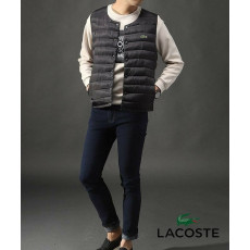 라코스테 U넥 단가라 패딩 조끼