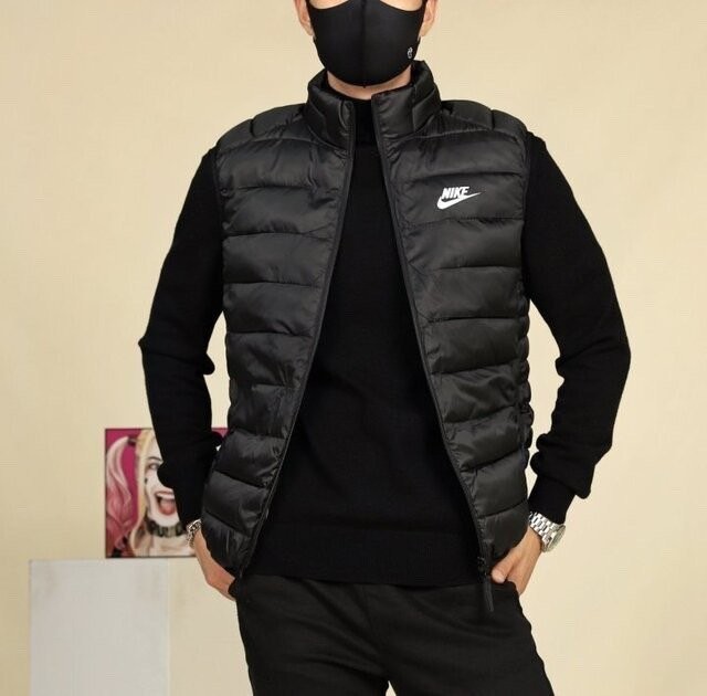 나이키 경량 차이나 패딩 조끼