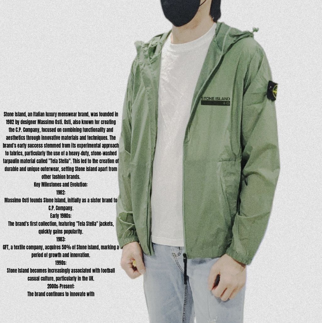 스톤아일랜드 경량 스트레치 바람막이