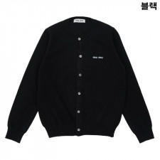 미우미우 여성 라운드 가디건