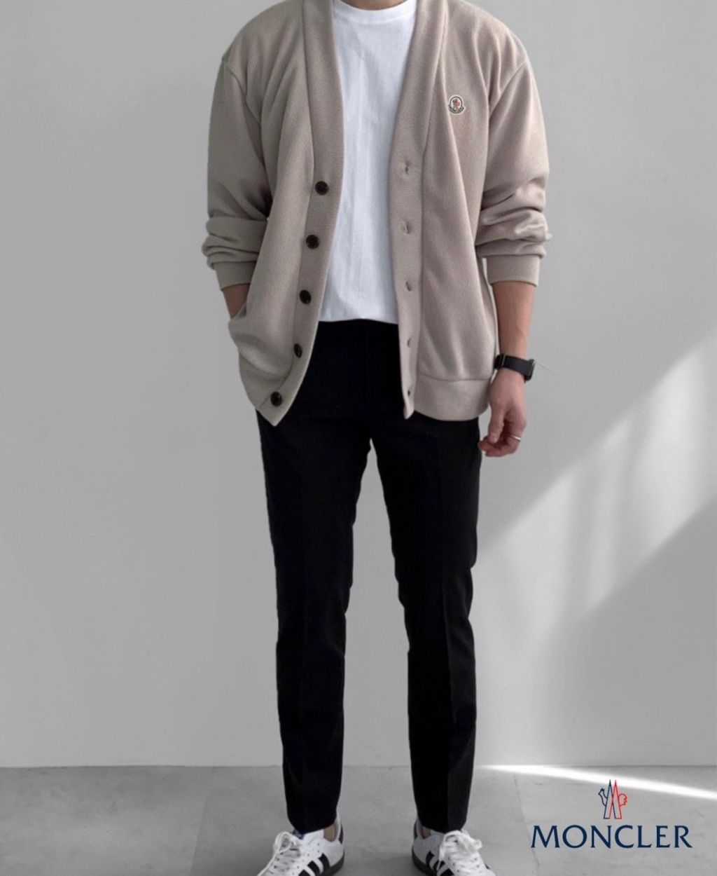 몽클레어 브렌디드 가디건