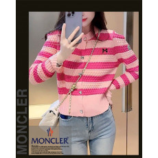 몽클레어 여성 C7130 M 자수 니트 가디건