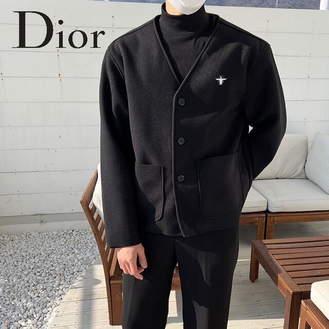 디올 에크루 울 가디건