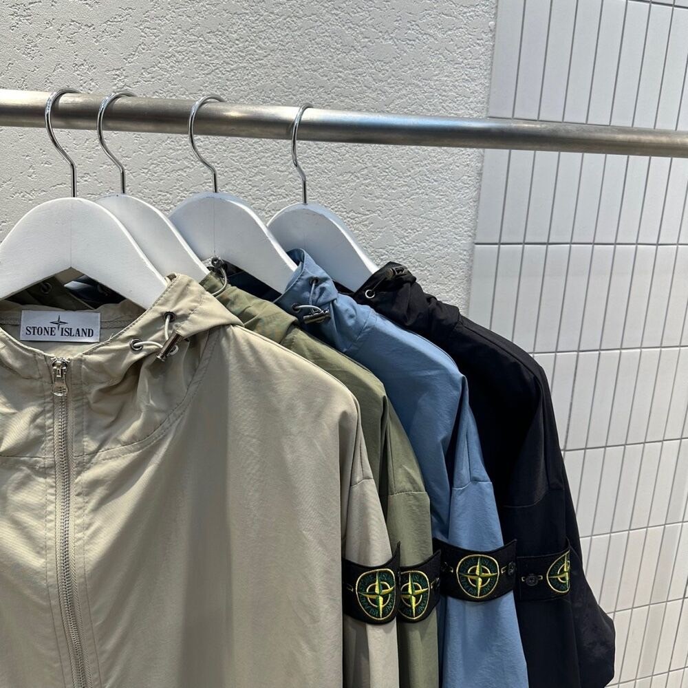 스톤아일랜드 나일론 후드 바람막이