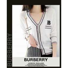 버버리 여성 B8051 자수 스테치 사선 니트 가디건