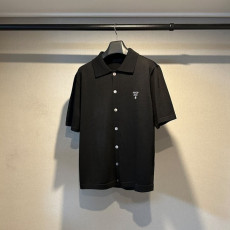 프라다 밀라노 엠브로이더리 반팔 니트 가디건