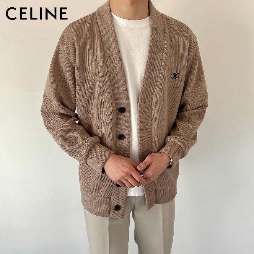 셀린느 트리엄프 브이넥 가디건