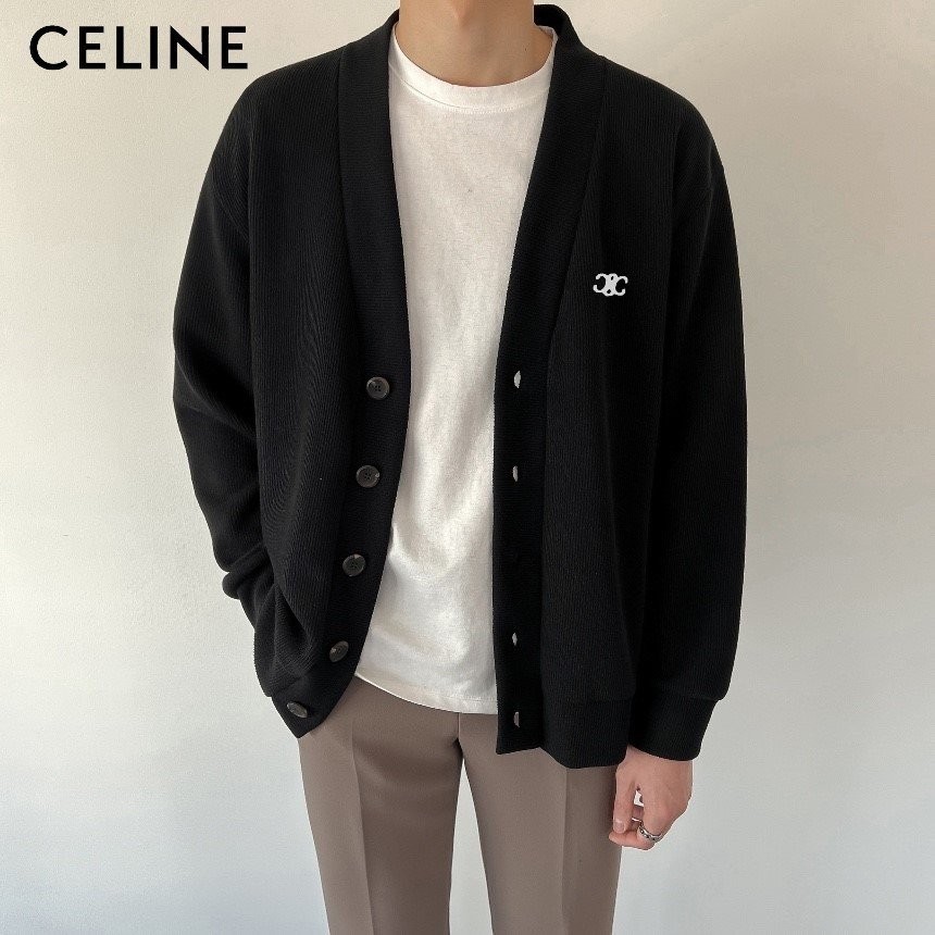 셀린느 트리엄프 브이넥 가디건