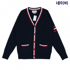 톰브라운 삼색 리빙 가디건