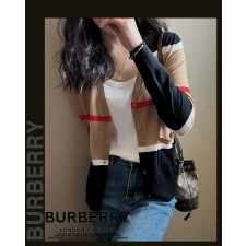 버버리 여성 786 라인 니트 가디건