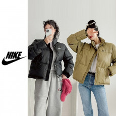 나이키 여성 에코 레더 스우시 패딩