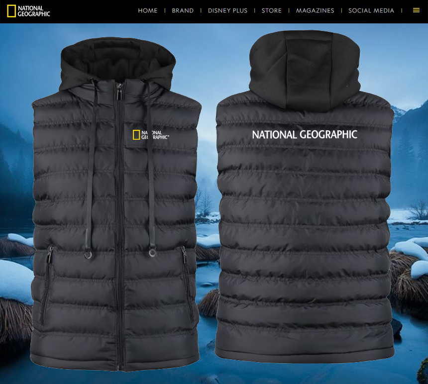 내셔널지오그래픽 헤리슨 패딩 조끼