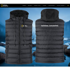 내셔널지오그래픽 헤리슨 패딩 조끼