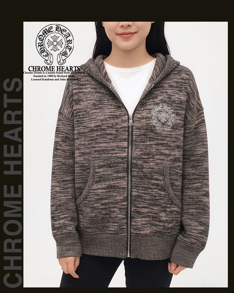 크롬하츠 여성 CR2136 스타일 CR아일 후드집업