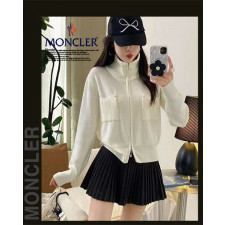 몽클레어 여성 M320 쌍포켓 투웨이 니트 집업