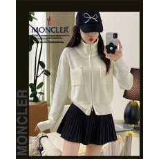 몽클레어 여성 M320 쌍포켓 투웨이 니트 집업