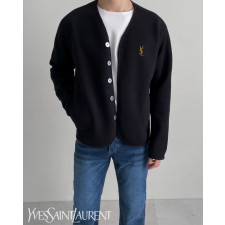 입생로랑 올렌 이중지 가디건