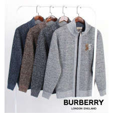 버버리 BT 자수 니트 집업