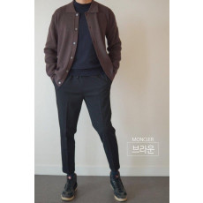 몽클레어 캐시라이크 카라 가디건