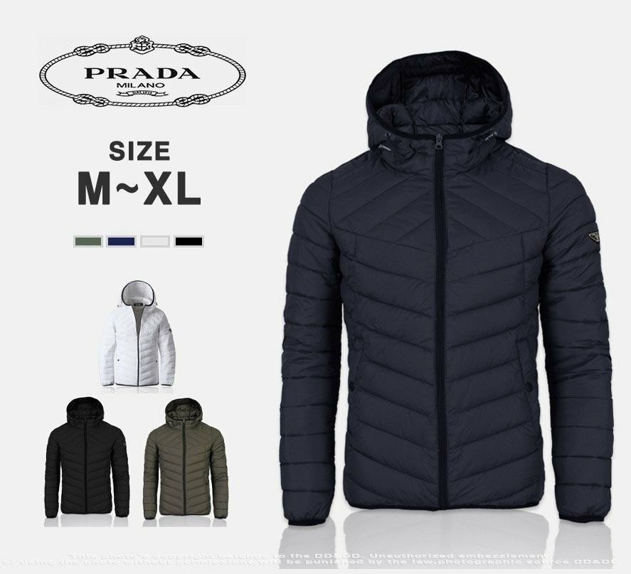 프라다 윈드 후드 경량 패딩